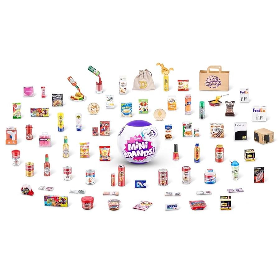 MiNi BRANDS! シリーズ3 19個セット Amazon.co.jp: ZURU 5 Surprise Mini Brands シリーズ3 電子
